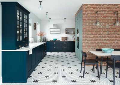 huntley painted shaker kitchen