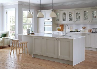 huntley painted shaker kitchen