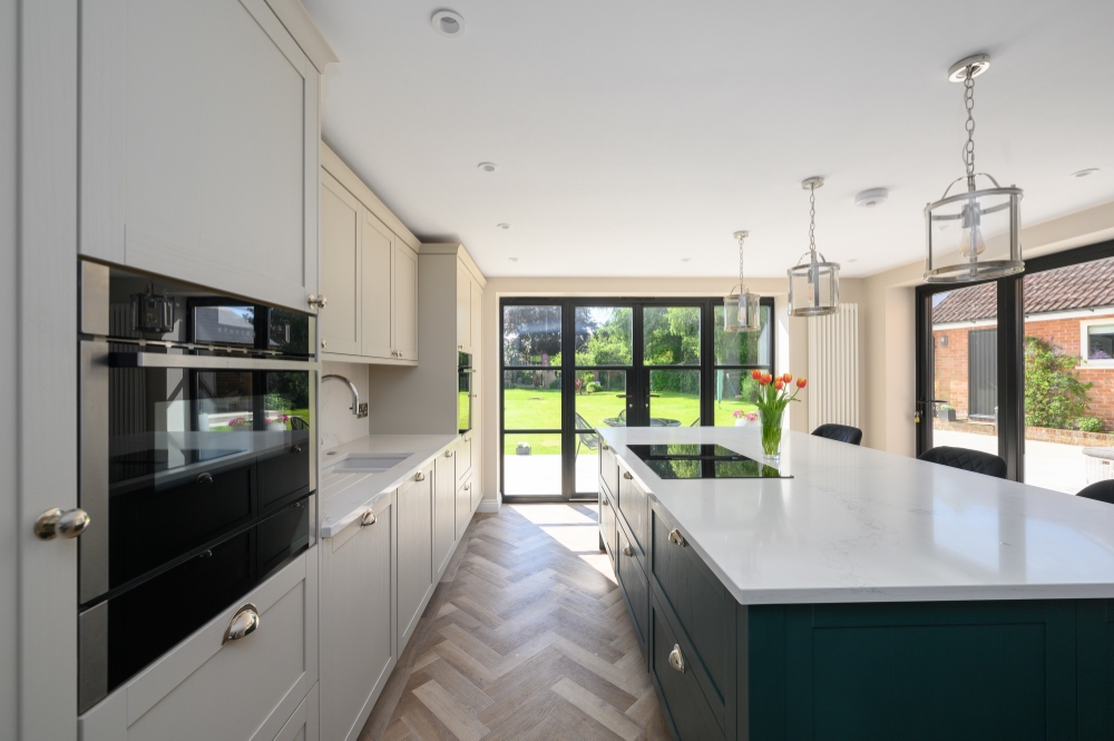 Green Traditional Designer Kitchen