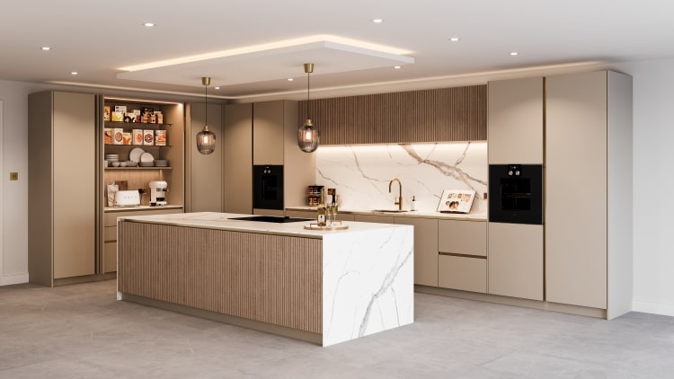 Luxury kitchen with island Luxury kitchen with island