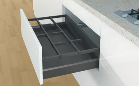 Black Handleless Designer Kitchen